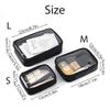 Women Clear Makeup Bag,Waterproof Toiletry Bag, Carry on Makeup Bag, Toiletry Brush Organizer Pouch, PVC Travel Make Up Kit Bags