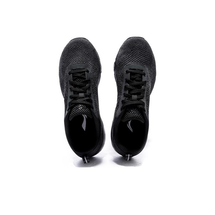 Li Ning Bubble Max полноразмерные дышащие светоотражающие спортивные кроссовки на воздушной подушке унисекс черные AGCN075-3