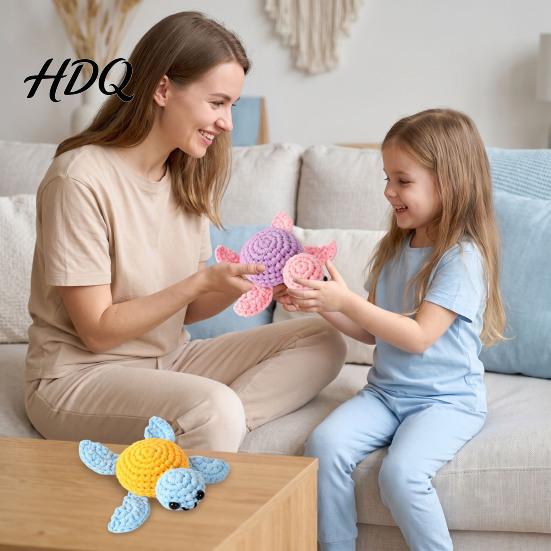 Плюшевый Набор Животных DIY Набор для Вязания Крючком Набор для Вязания Собака Черепаха Сова Саламандра Кукла с Проектами для Начинающих Пряжа и Инструменты Рукоделие для Начинающих