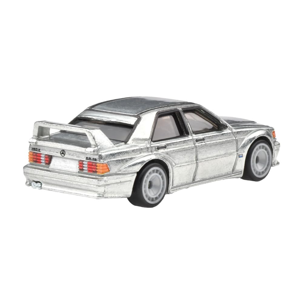 Hot Wheels Car Culture Modern Classics Mercedes-Benz 190E 2.5-16 Evolution II Литая игрушечная машинка Серебристая HRV98 для детей от 3 лет