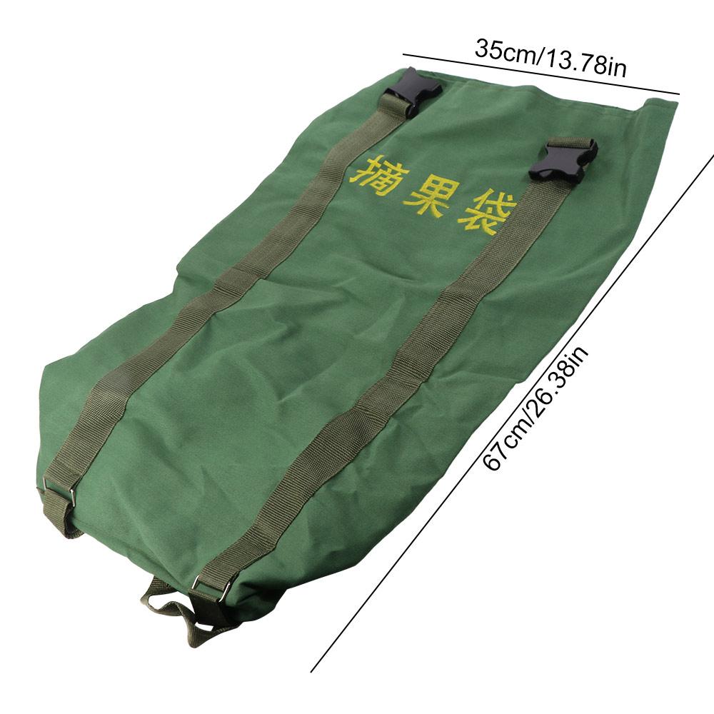 Large Capacity Large Harvesting Pouch Portable Foldable Foraging Apron Fruits Picking Bag Garden