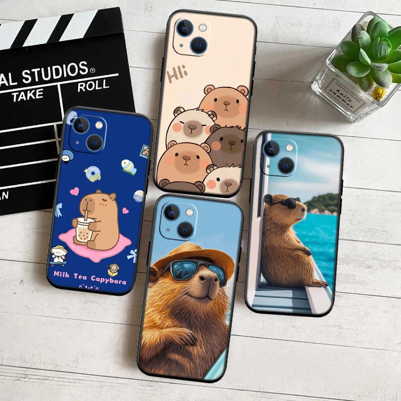 Cute Capybara Case for Samsung Galaxy A01 A02 A02S A03 Core A03S A05 A05S A06 A10 A10S A16 A20 A20S A35 S10 Lite Plus S10e