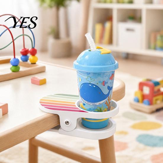 Bedside Cup Holder 2Pcs Sofa Holder, Clip-on Drink Tray for Armrest, Multifunctional Floating Spill-proof Stand Couch Bed, Non Slip Beverage Fits Most
