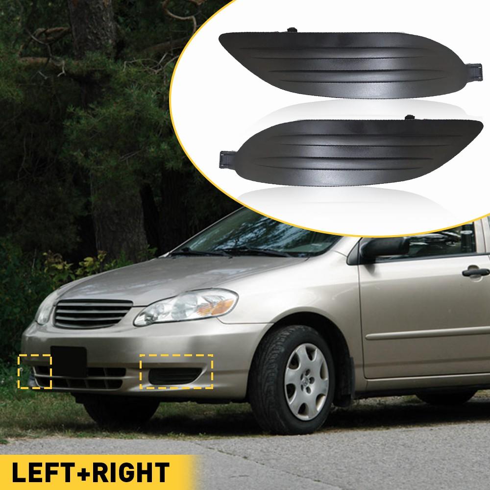 2Pcs Fog Light Hole Cover for Toyota Corolla OE 2005 2006 2007 2008 5212702170 5212802200 TO1038107 TO1039107