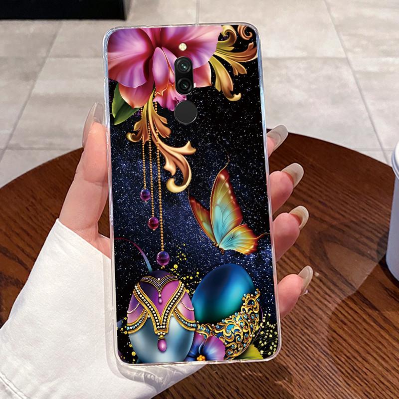 Чехол для Xiaomi Redmi 8 Чехол для Redmi 8A Чехол для Redmi 9 Prime Прозрачный Силиконовый Мягкий ТПУ Задняя крышка Милый Кролик Кошка Динозавр Чехол для телефона
