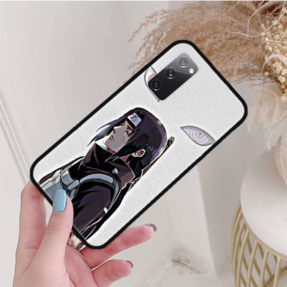 Черный чехол для OPPO Reno 8 6 5 4 Pro Plus Find X3 A17 A3 A31 A38 A40 A53 A54 A55 A74 A76 A78 A77 A80 A94 A95 A96 Lite W-82 Наруто Итачи Учиха