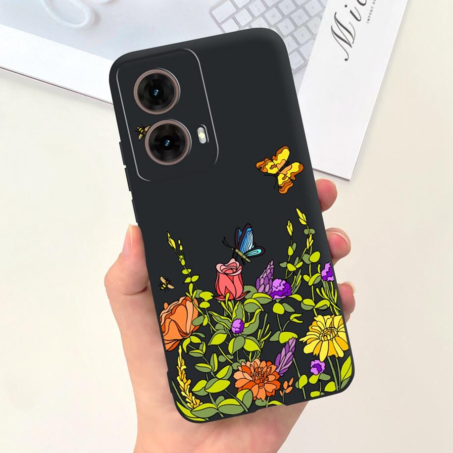 Для Motorola Moto G85 5G Чехол Милые Девочки-Астронавты Мягкий Силиконовый ТПУ Чехол для Телефона Для Moto G85 2024 Funda G 85 MotoG85 Матовый Чехол