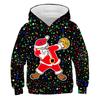 Spring Autumn Kids Christmas Santa Claus Hoodie Men Cartoon Pullover Adult Casual Hooded Clothing Boys Girls Fashion Top Coat