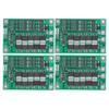 4 шт. плата защиты литиевой батареи PCB 3-строчный МОП-транзистор точный литиевый аккумулятор эквалайзер
