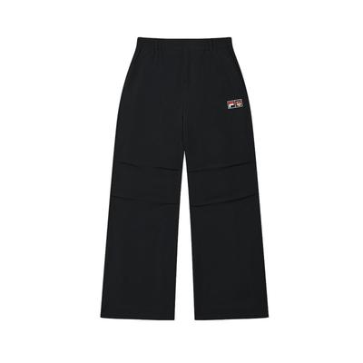 X MAISON KITSUNE Оригинальная уличная мода Эластичные Простые Удобные Тканые Широкие Повседневные Брюки Женские низы Легендарный-Синий F11W529803F-NV
