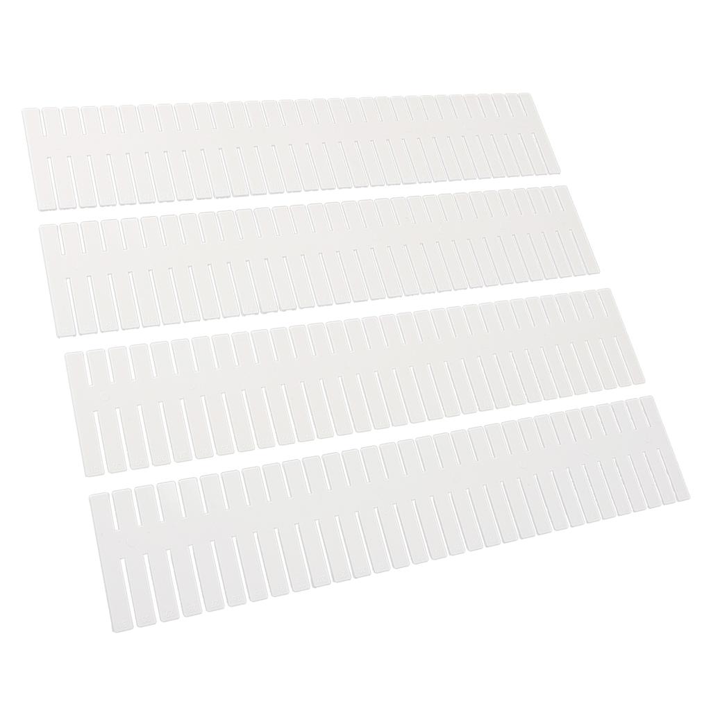 16шт набор разделителей ящиков PP пластиковый регулируемый ящик для хранения органайзер для кухни спальни