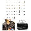 10 Set Alloy Spikes Gothic Style Embellishments Alloy Rivets Cone Spikes for Bags Shoes and Other Craft Projects