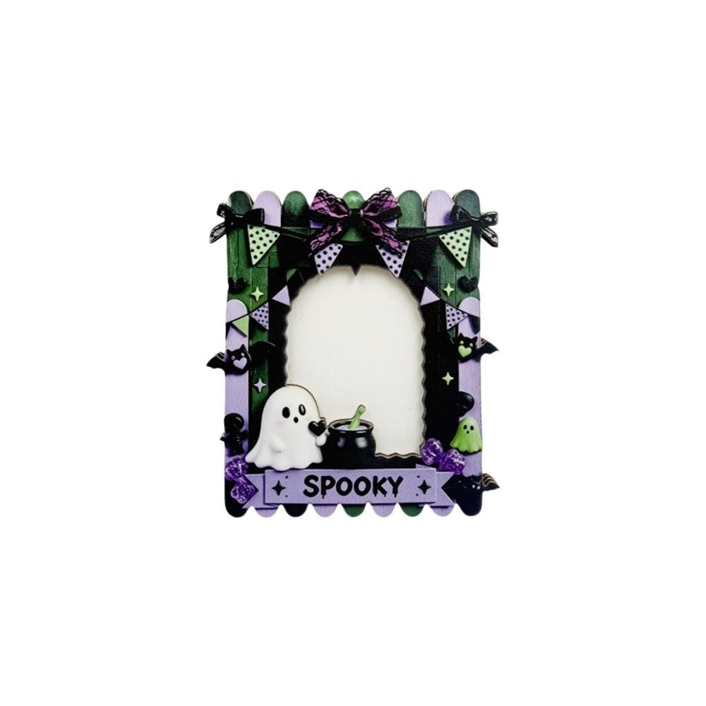 Ghost Picture Frame Ornaments Bat Photo Display Holders Unique Halloween Photo Frame Living Room