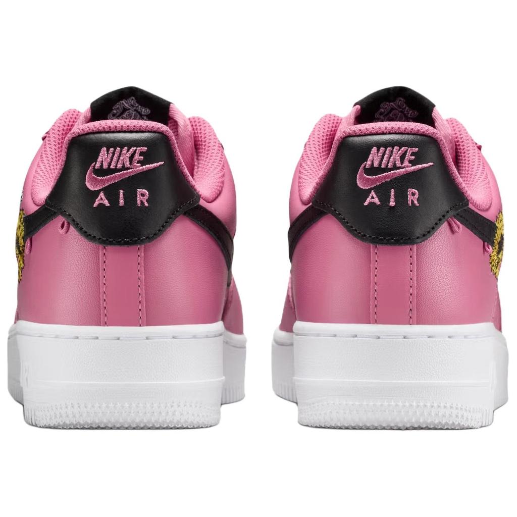 Nike Air Force 1 Low Premium Принимаем все цветы - Пион Женские кроссовки Розовый Черный-Металлик-Золотой-Белый IB6644-600