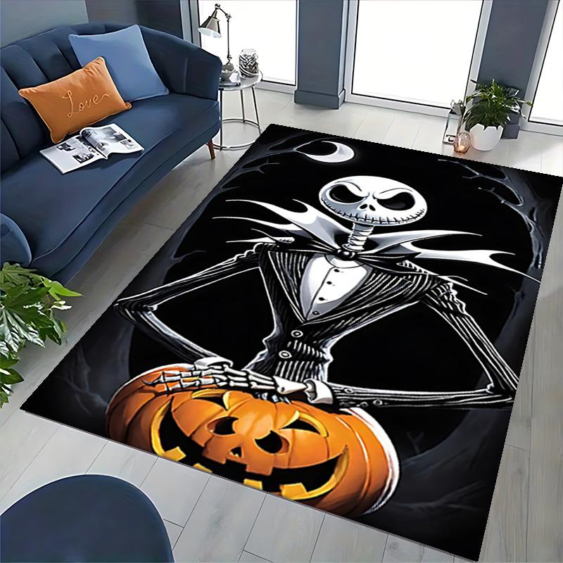 1pc Nightmare Before Christmas Carpet for Playroom Bedroom Living Room Sofa Home Decor,Game Area Rug Non-slip Floor Mat. D7280161