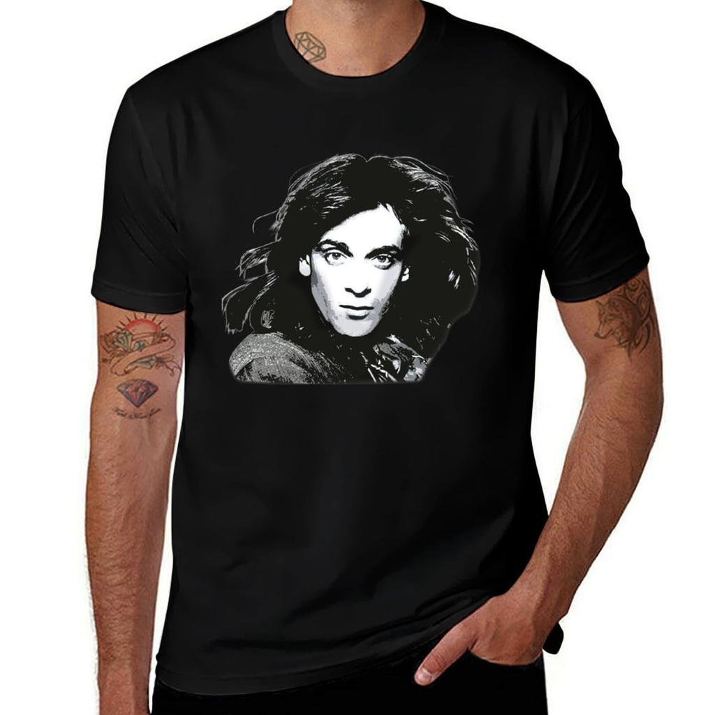 Eddie Money Drawing Tshirt Art Pattern Printed Casual Top