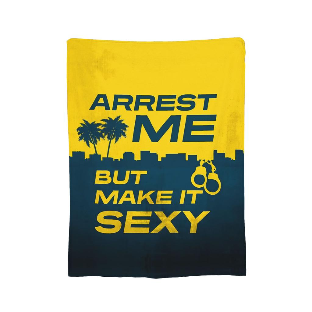 The Rookie Arrest Me But Make It Sexy Blanket  Flannel Throw Blanket Summer Air Conditioning Personalised Soft Warm Bedsprea,