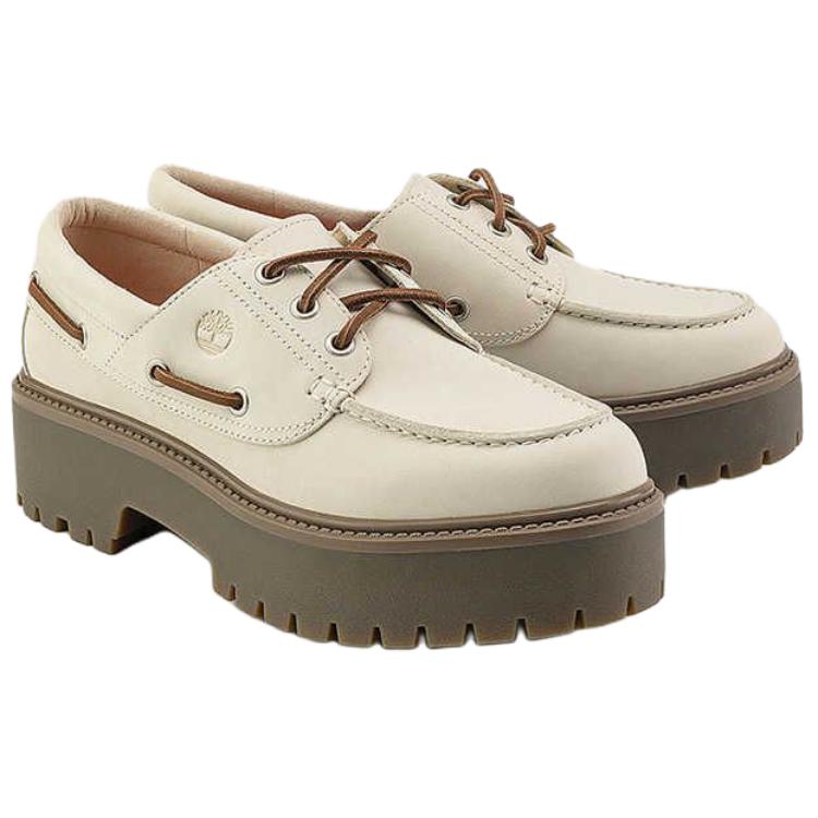 Timberland Stone Street Мягкие и удобные лоферы Женская обувь Белый A2GVFEX4