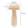 1Set DIY Wooden Darning Mushroom Patchwork Tool Mending Pants Clothes Socks Weaving Crafts Needle Holder Thread Sewing Accessories