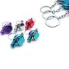 1pc Led Car Turbo Keychain Pendant