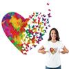 New Design Big Heart Stickers for Clothing A Level Washable Thermal Patches