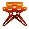 Universal Aluminum Car Adjustable Rotating Car License Plate Frame Holder Solid License Plates Frames Frame Number Power Racing