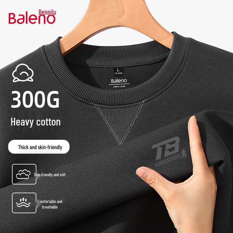 Baleno Men's 300g Heavyweight Casual Graphic Sweatshirt