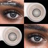 Brown Lenses 1 Pair Colored Contact Lenses for Eyes for Dark Eyes Natural Eye Contacts Fashion Lenses Yearly Blue Lens