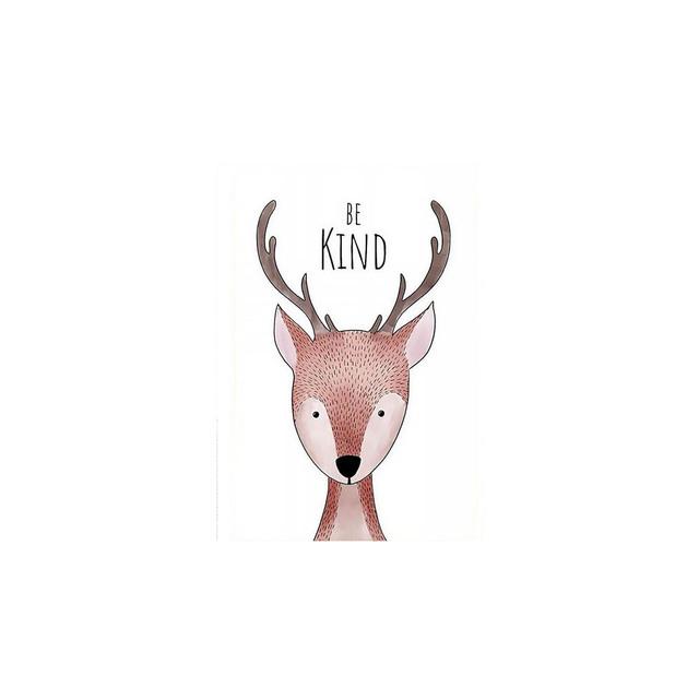 Рамка из цельного дерева, скандинавский милый мультфильм, животное, холст, картина, картина «Будь храбрым, будь сильным», детская комната, детский сад, детский настенный художественный декор