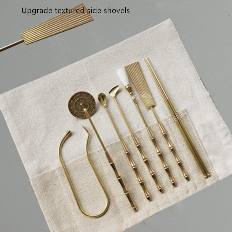 Набор для благовоний из чистой меди Сделай сам Ручной Вводный Прикосновение Туо Порошок для благовоний Печать для благовоний Принадлежности для благовоний Инструмент