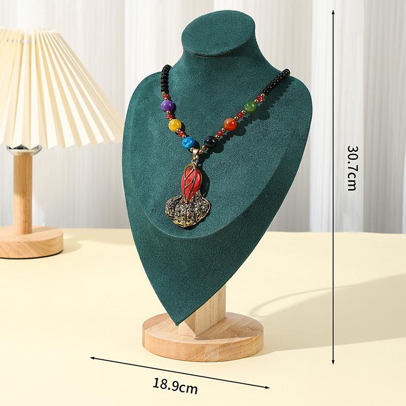 Necklace Jewelry Shelf Display Stand High-end Portrait Neck Model Jewelry Jewelry Display Props