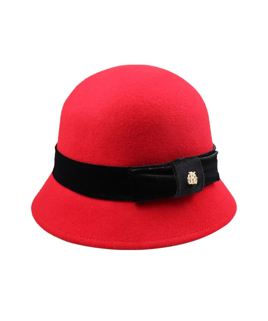Kaliseumontapone Luna Classic Wool Velvet Cloche Hat