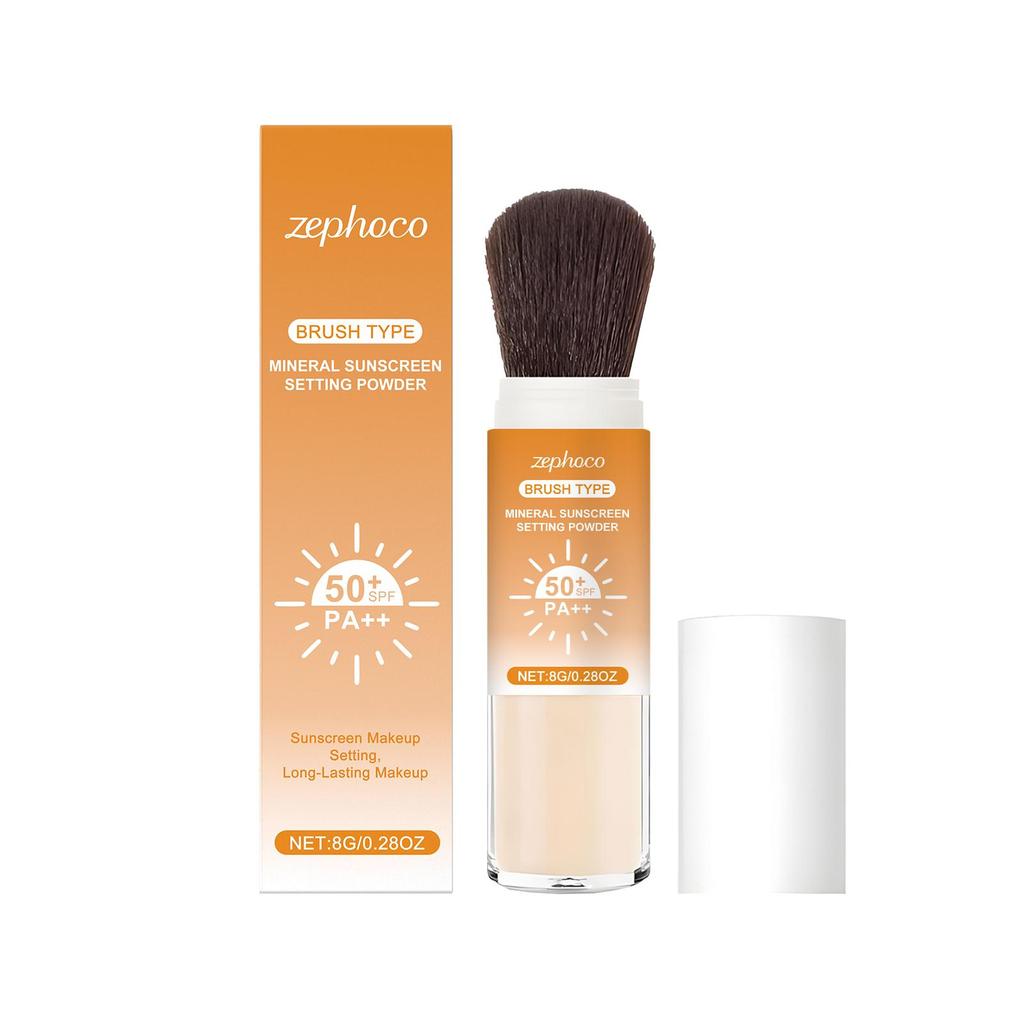 Финишная пудра макияж контроль жирности водостойкая стойкая матовая Pa++ Spf 50 для лица защита от солнца пудра косметическая