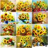 Алмазная вышивка Подсолнух, Новое поступление, алмазная живопись, полный цветок, стразы, картина, мозаика, искусство, подарок ручной работы