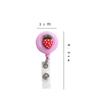 Supplies Cartoon ID Badge Holder Clip ID Name Holder Credit Card Holder Clip Retractable Badge Reel
