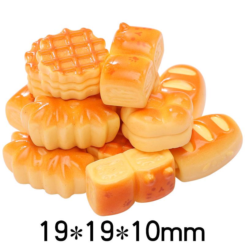 3D Hot Pot Egg Tart Bread & Cookie Resin Toy Playset