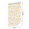 Cottagecore Flowers Wallpaper White, Cream, Light Gray and Coral 50x1000