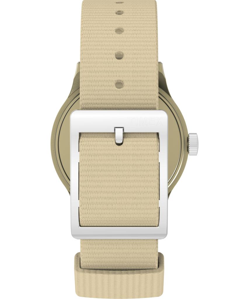Military Watch Quartz 3 ATM Water Resistant Plastic Beige Dial TW2Y19800 TIMEX Men's Authentic