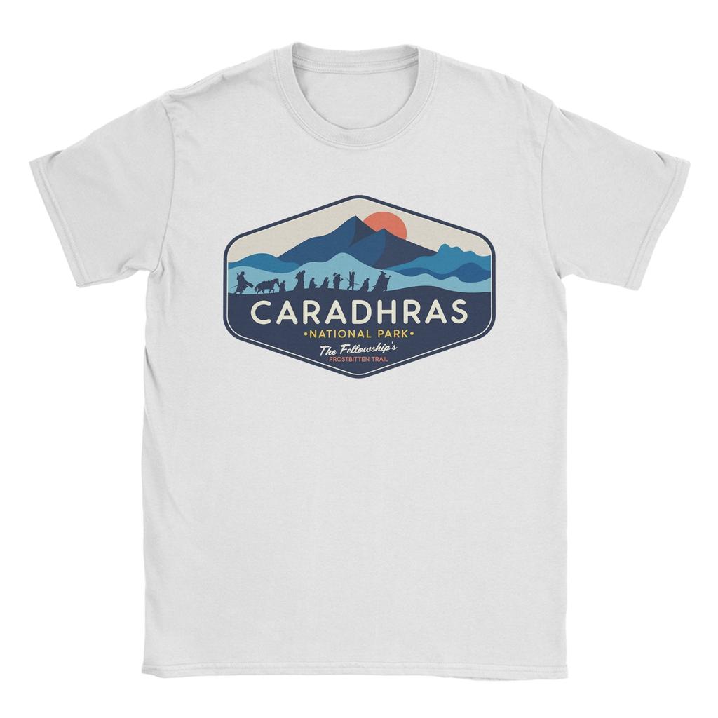 Unisex Caradhars National Park The Fellowships Frostbitten Trail T Shirt LLords Of The RRings 100 Cotton Tees Printed TShirt
