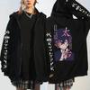 Anime Manga Bungo Stray Dogs Dazai Osamu Zipper Hoodies Men Women Teen Hip Hop Y2k Sweatshirts Cardigan Oversized Zip-up Jacket Coats
