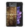 Египет Нефертити Анубис Анх Фараон Чехлы Для Samsung Galaxy Z Flip 4 5 6 7 3 Z Flip7 Flip6 Flip4 Flip5 Flip3 5G Жесткий Ударопрочный