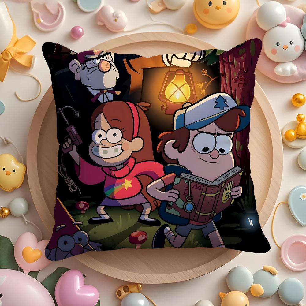 Подушка с принтом «G-gravity F-falls» для дома и автомобиля, многоцелевая наволочка - Двусторонняя, Мягкая и прочная для повседневного использования