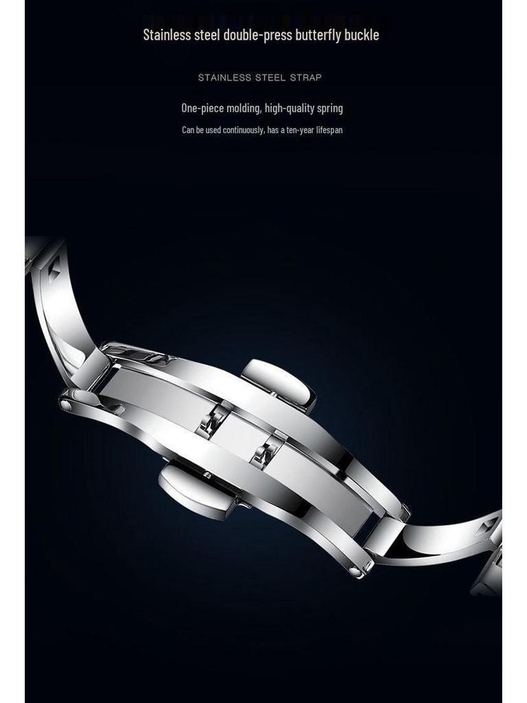 Tianlida Trendy Bestseller Men's Waterproof Quartz Stainless Steel Wristwatch with Date & Week Display