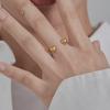 PICOMENT #006 Heart Open Ring _ Gold