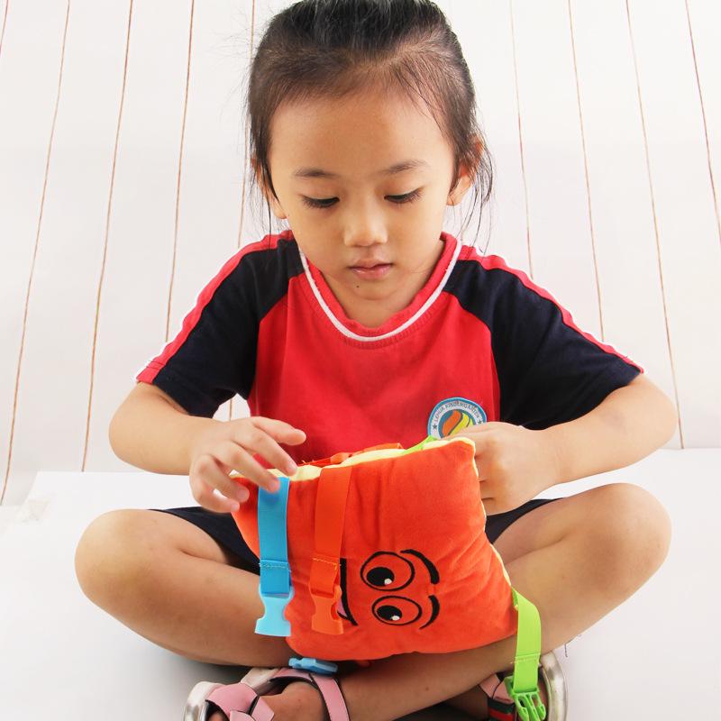 Плюшевая игрушка с пряжкой - Раннее образование, сопоставление цветов для детей 3-6 лет