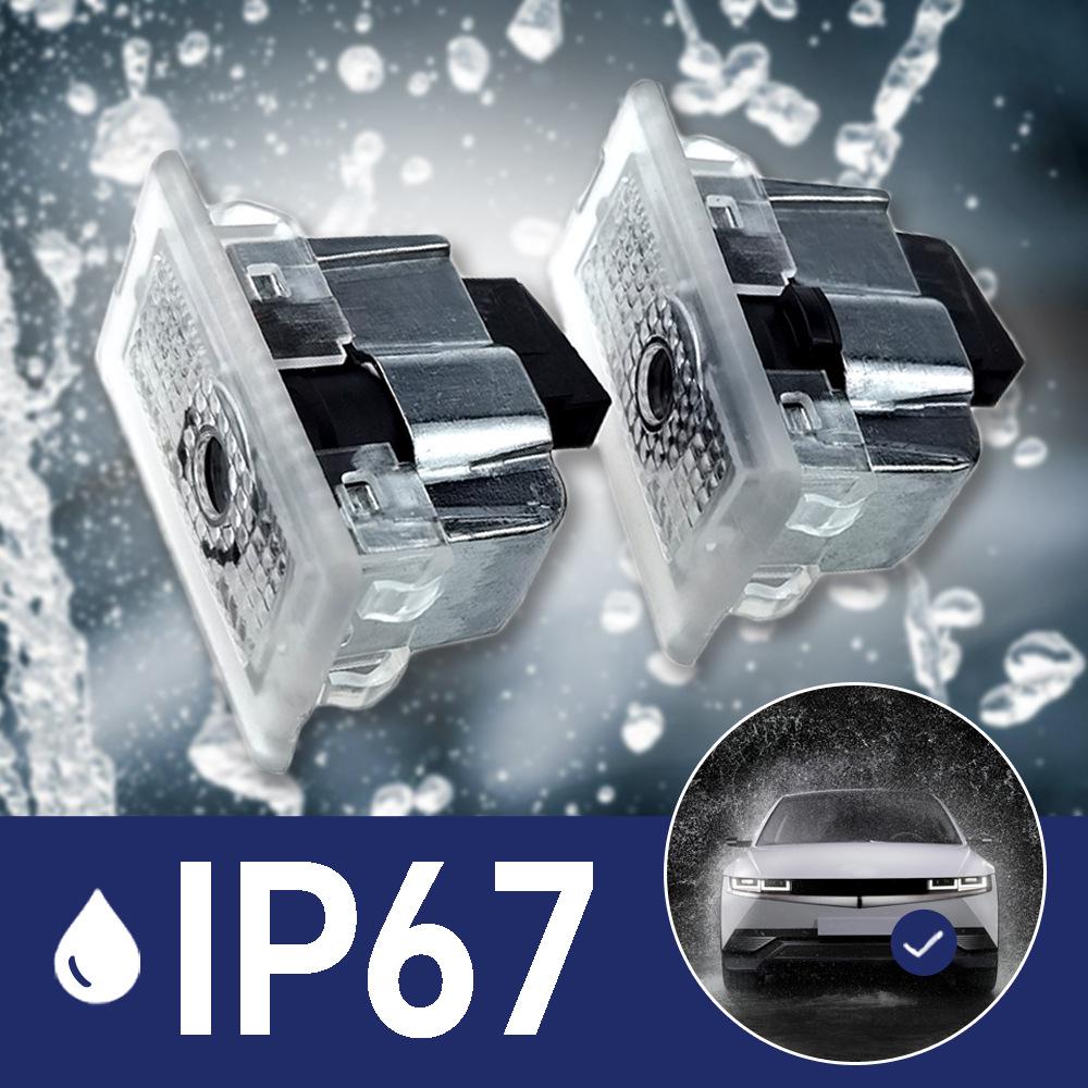 Проекционный приветственный свет для двери автомобиля Tesla Model 3 с функцией Plug-and-Play - Не требуется проводка