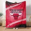 1pc Chicago Bulls Blanket, Gift, for Men and Women, Soft Blanket, Good for Sofa Bed Couch Travel, Lightweight Flannel Blanket