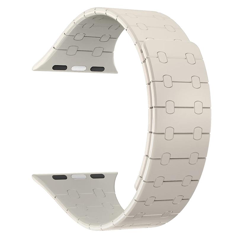 Силиконовый магнитный ремешок для Apple Watch Band Ultra 2 49 мм 44 мм 40 мм S10 46 мм 42 мм 41 мм 45 мм Браслет IWatch Series 9 8 7 6 SE 5