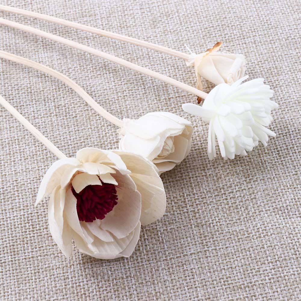 Освежитель воздуха Духи Ароматерапия Цветочный диффузор для духов Искусственный цветок Ароматерапия Ротанг