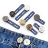 6Pcs Adjustable Pants Extender Sewing Accessories Jeans Waist Button Portable Sewing Buttons  Unisex